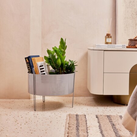 IRIS METAL FLAT SURFACE PLANTER