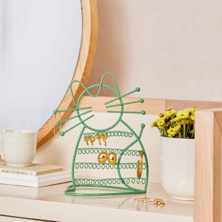 CAT METAL JEWEL ORGANISER