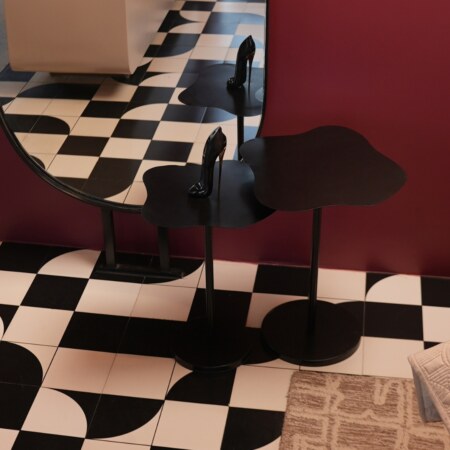 Uneven Shape Set of 2 Tables