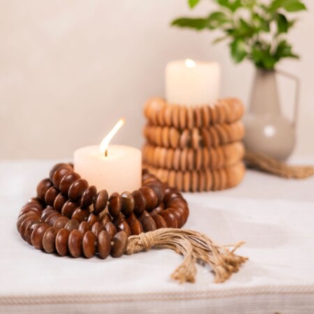 Rondelle Bead Garland Decor Object